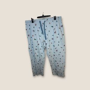 SummerSalt Men’s Cotton Pajama Lounge Pants Snow Day Print Size XL